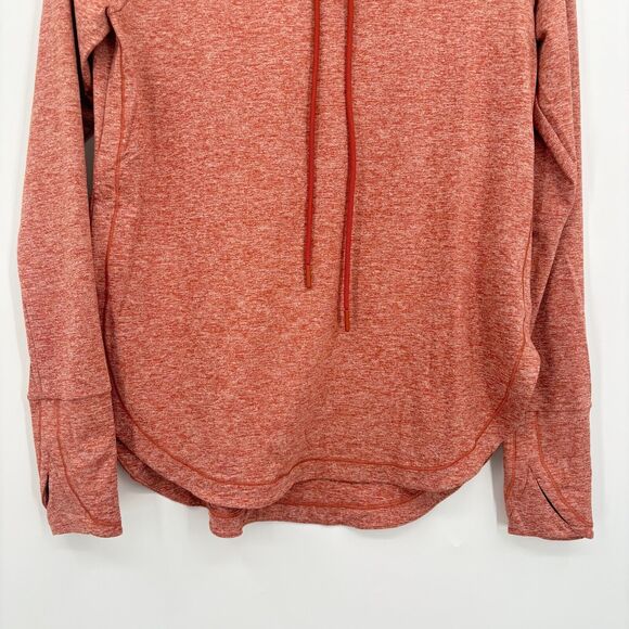 Athleta Uptempo Long Sleeve Hoodie in Cameo Peach Sz XS, UPF 50+ Workout Gym - Picture 6 of 11
